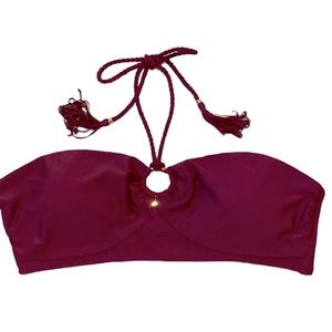 Jaclyn Smith Women’s Bandeau Bikini Swim Top